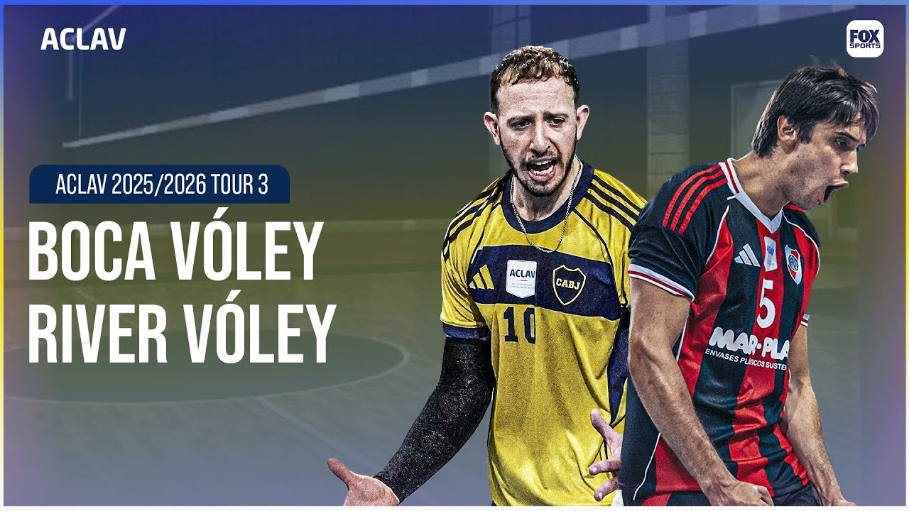 BOCA VÓLEY VS RIVER VÓLEY - ACLAV TOUR 3 || VÓLEY EN VIVO 🔴