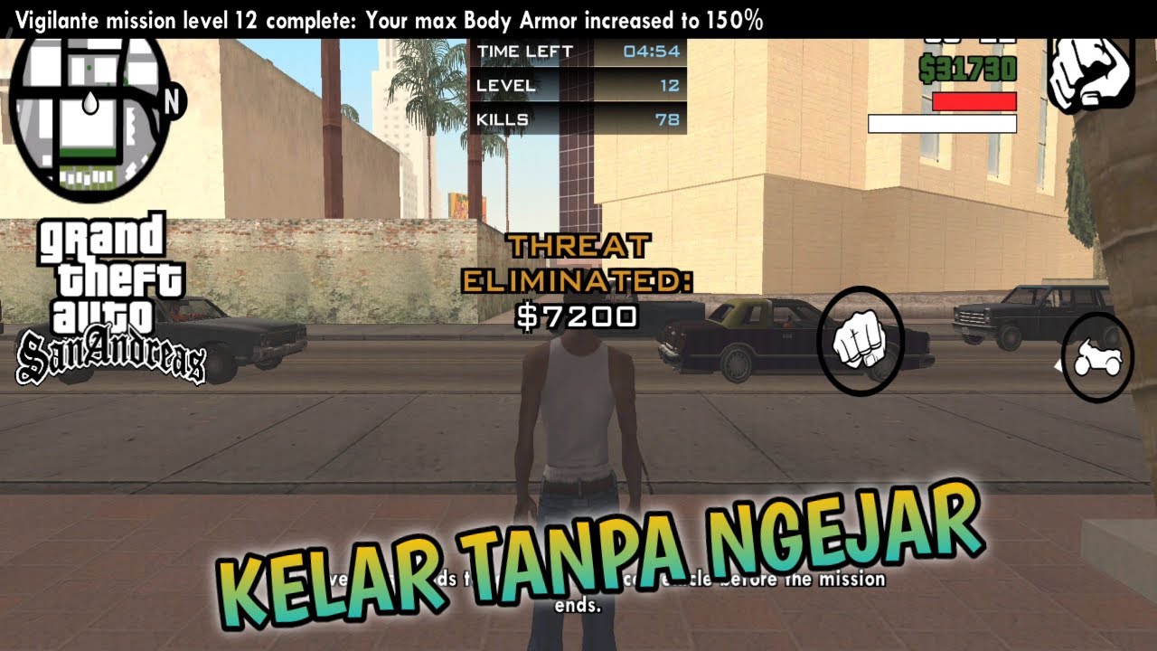 Menyelesaikan Misi Vigilante Pakai Glitch - Trik GTA San Andreas