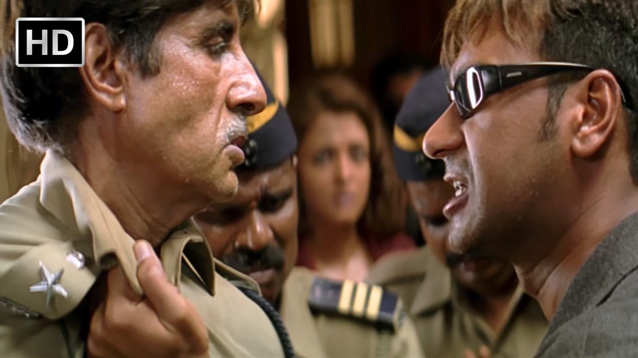 तूफान ही फैसला करेगा अब रोशनी का - Amitabh Bachchan, Ajay Devgn - Khakee Movie - Best Scene