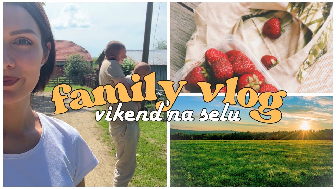 🌤️ putovanje sa bebom 🐣 prolecni dan na selu 👒✨