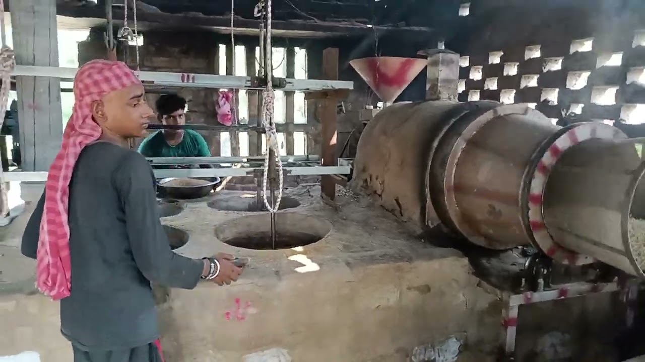 Dum roster puffed rice 🍚 mill          new muri machine kawrai with roster