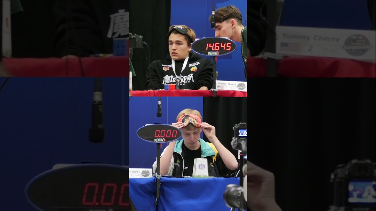 Tommy vs Charlie - WCA Worlds 2025 Final Solve #rubikscube #speedcubing