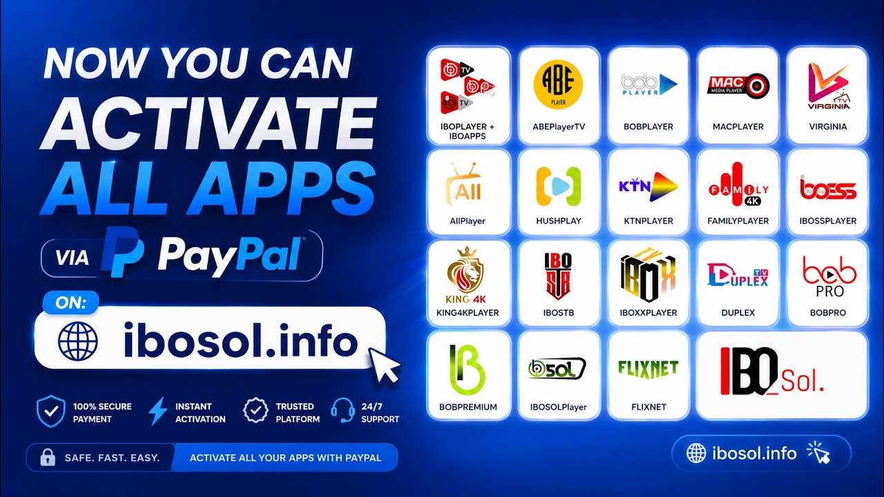 Ibosol Store - Activation via PayPal