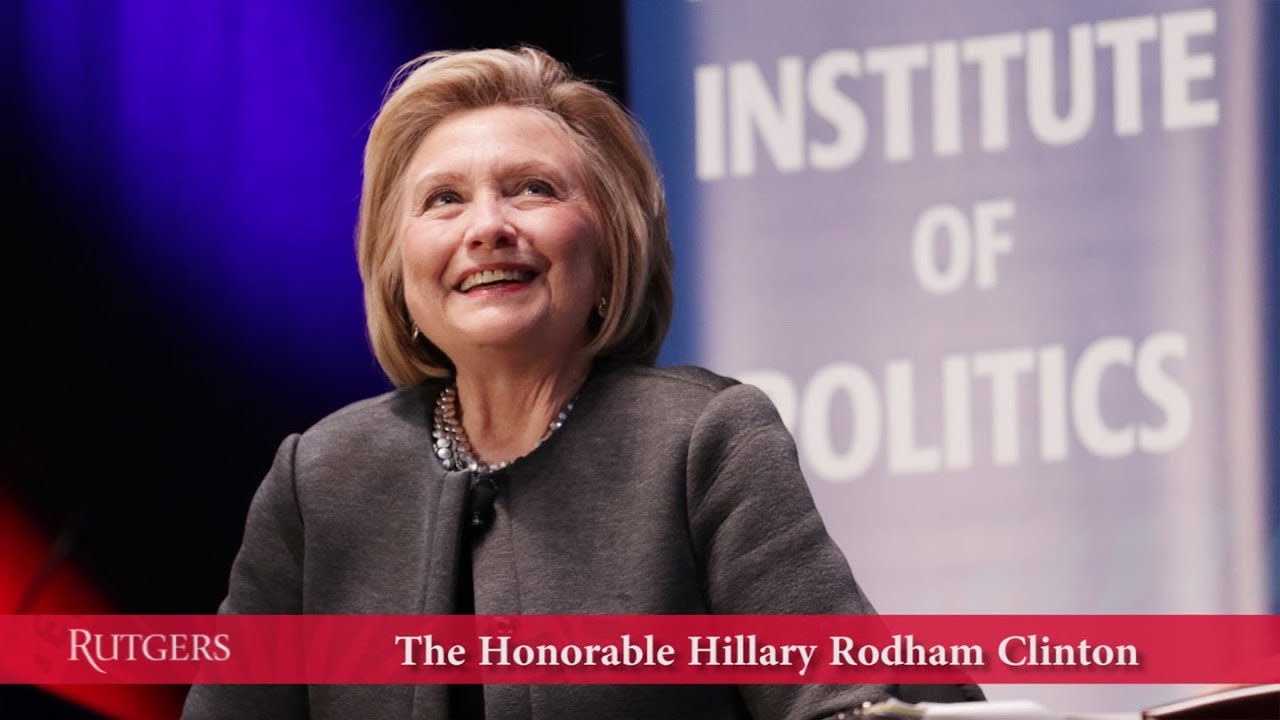 Conversation with Hillary Rodham Clinton at Rutgers University