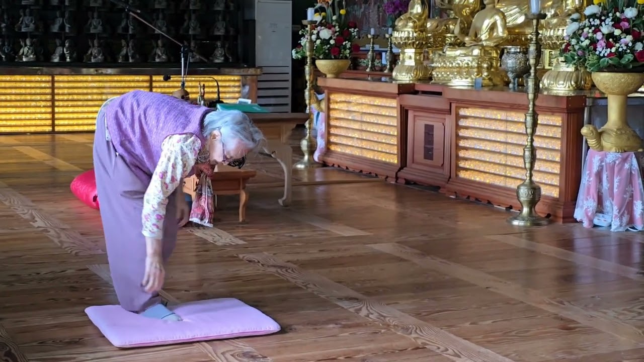 자식의 안녕 기원 참배