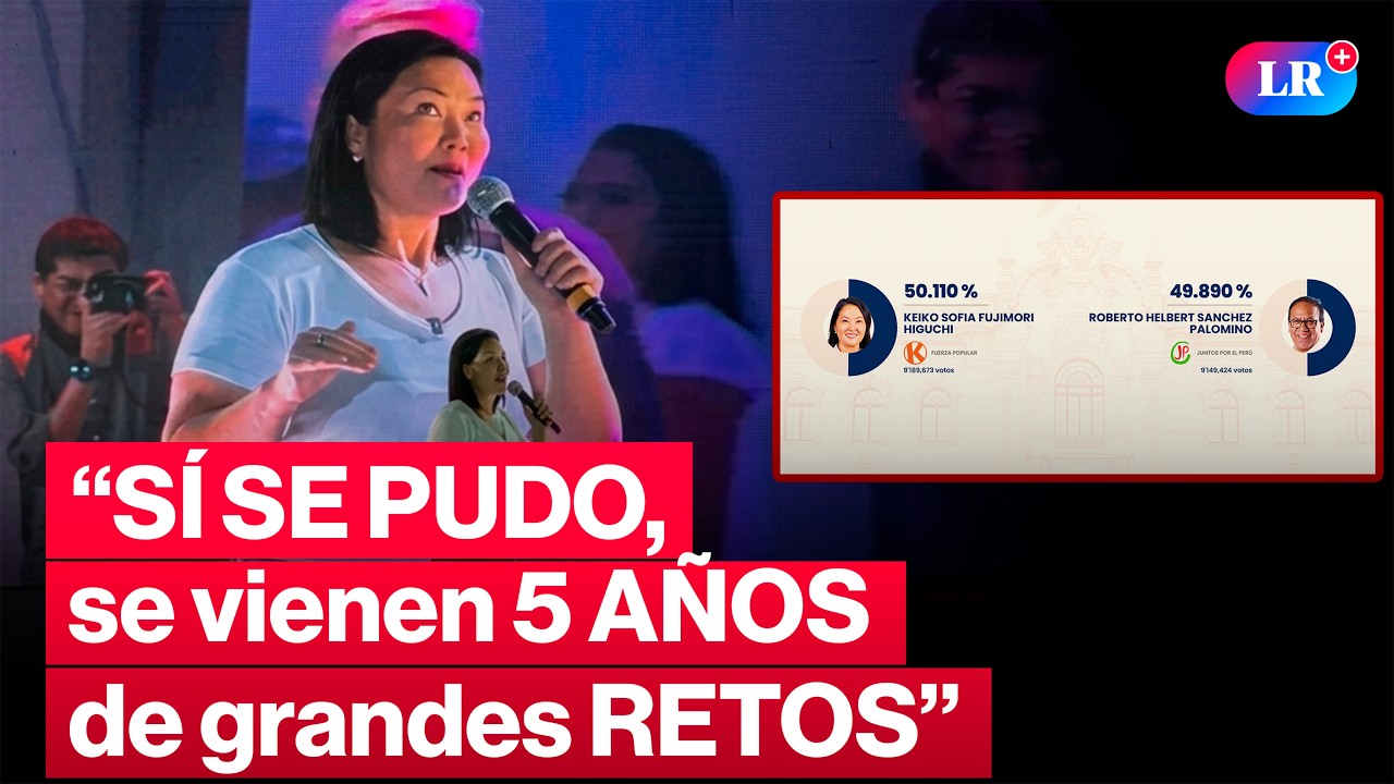 KEIKO FUJIMORI CELEBRA VIRTUAL TRIUNFO en evento por el D&Iacute;A DEL PADRE: &ldquo;S&iacute; se pudo&rdquo;  | #LR