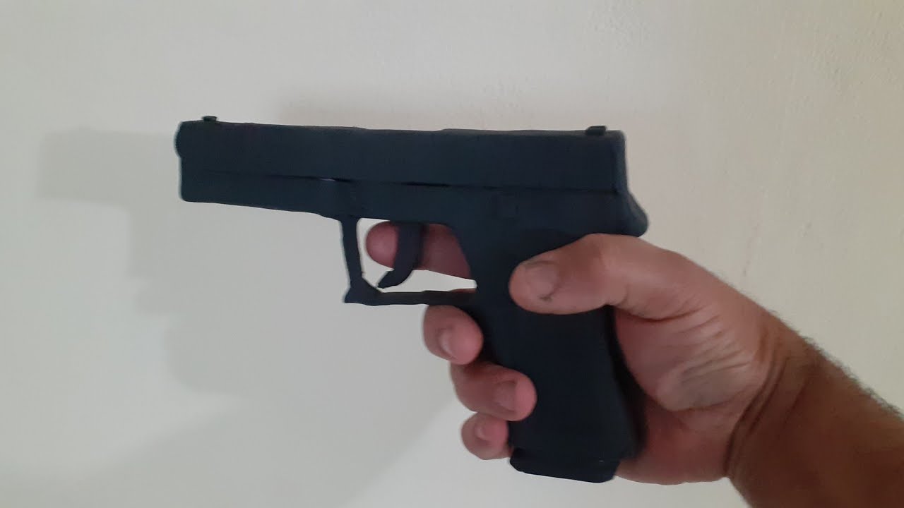 COMO FAZER UMA GLOCK 17 DE PAPELÃO (FACIL , FACIL )