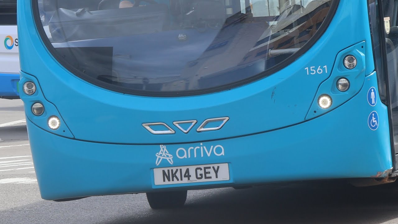 A Arriva Stockton Based Wright Streetlite on the 29 to Marton (1561) (NK14 GEY) 