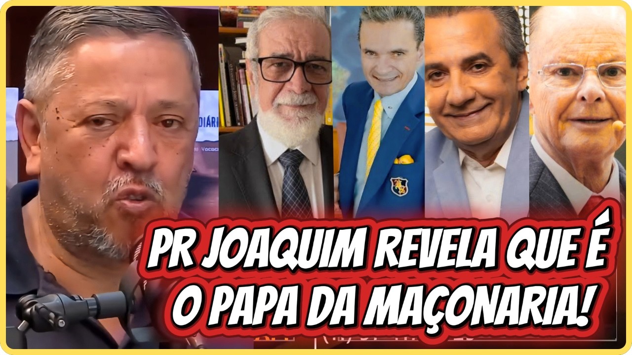 BOMBA! PR. JOAQUIM FALA SOBRE ENCONTRO SECRETO DE EVANGÉLICOS MAÇONS!
