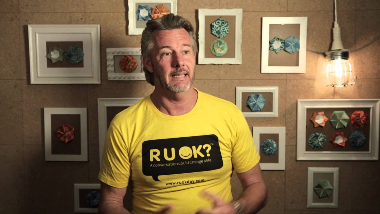Barry Du Bois dreams of a world where... (R U OK?)