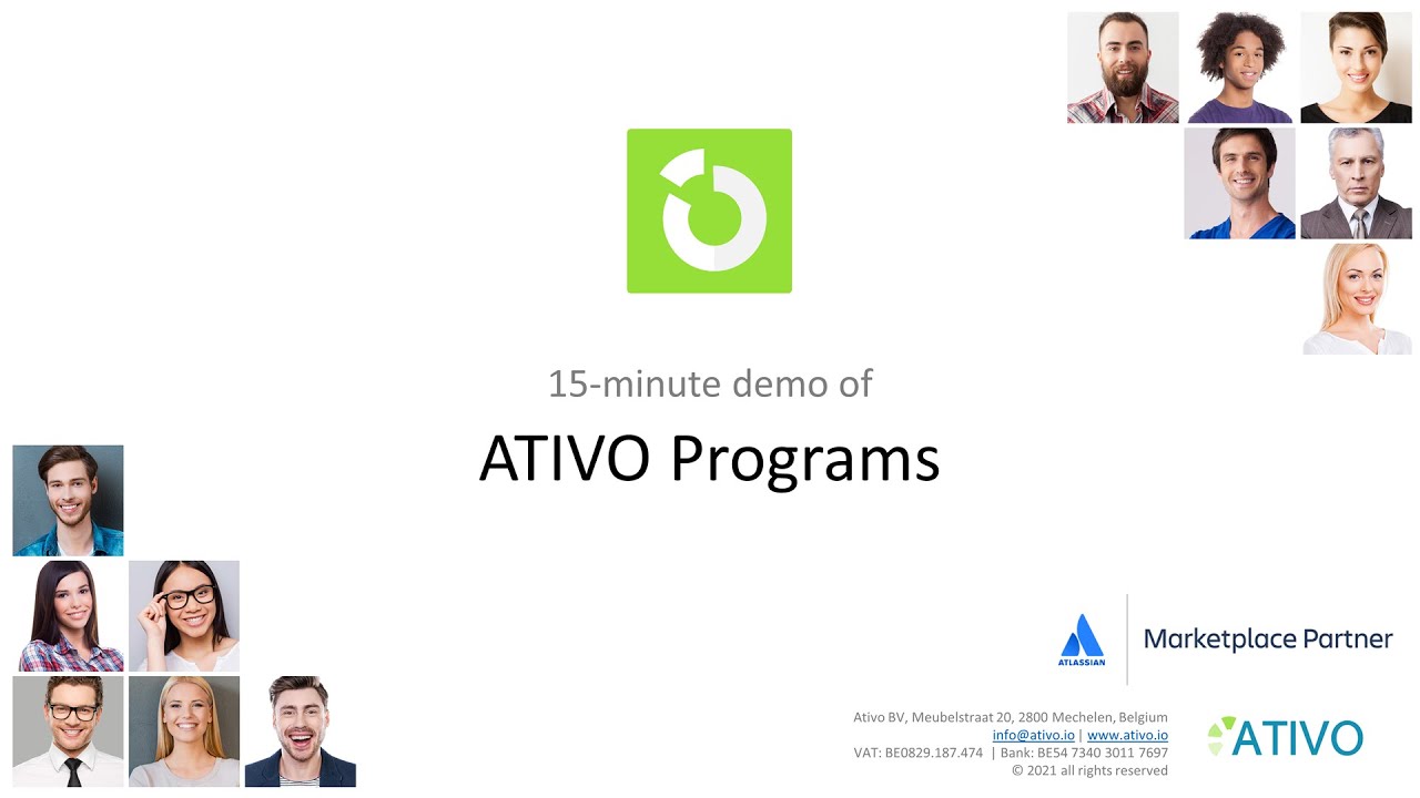 Ativo programs 15-minute demo