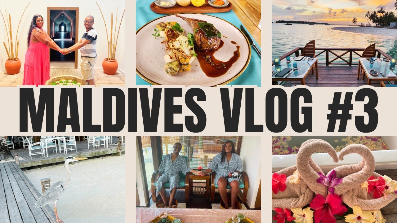 Maldives Travel Vlog Day 3 | George at Vilu, Manhoo Spa, Sunset Grill