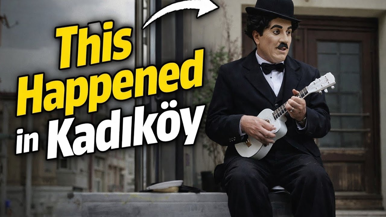 A Charlie Chaplin Street Musician in Kadıköy | Istanbul Street Performance