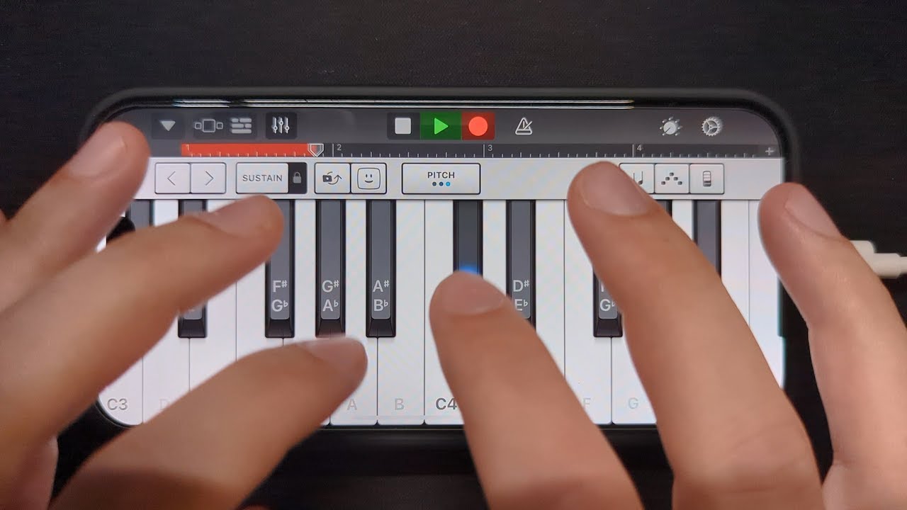 Mr. President - Coco Jambo on iPhone (GarageBand)