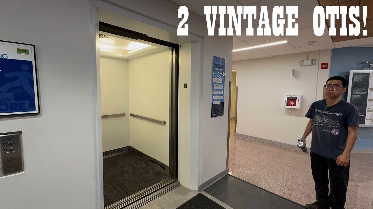 Chapel Hill, NC: 2 Vintage OTIS elevators at Rosenan Hall UNC Chapel Hill