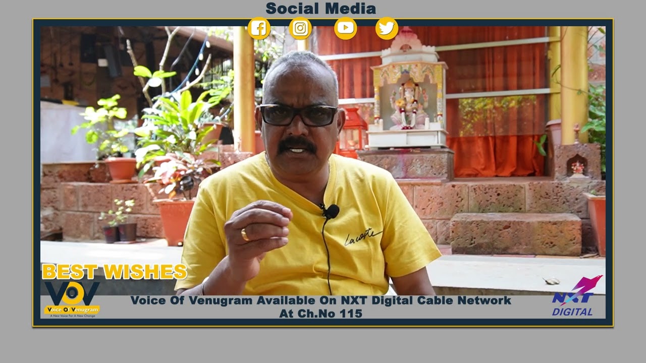 Ex-Mayor Vijay More Wishes Success to 'Voice of Venugram' for TV Channel Launch"