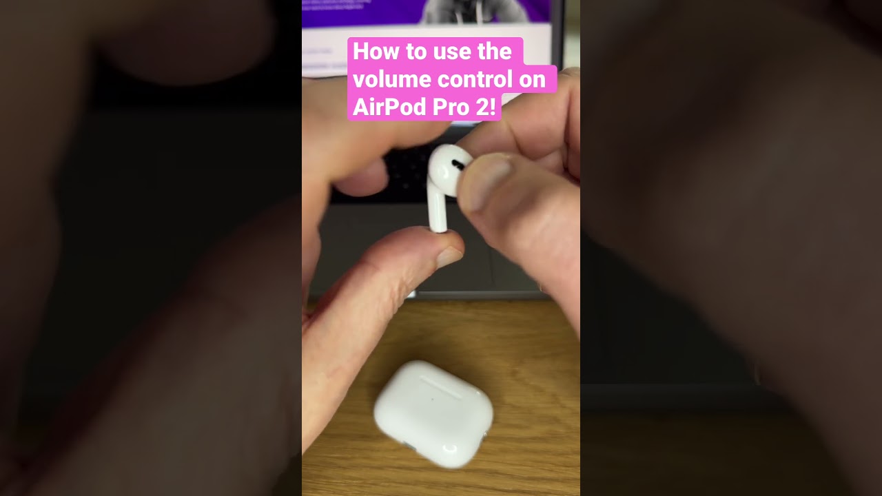 Volume control AirPod Pro 2 #shorts