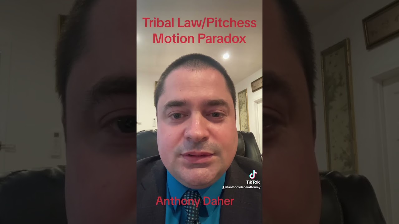Tribal Law/Pitchess Motion Paradox.