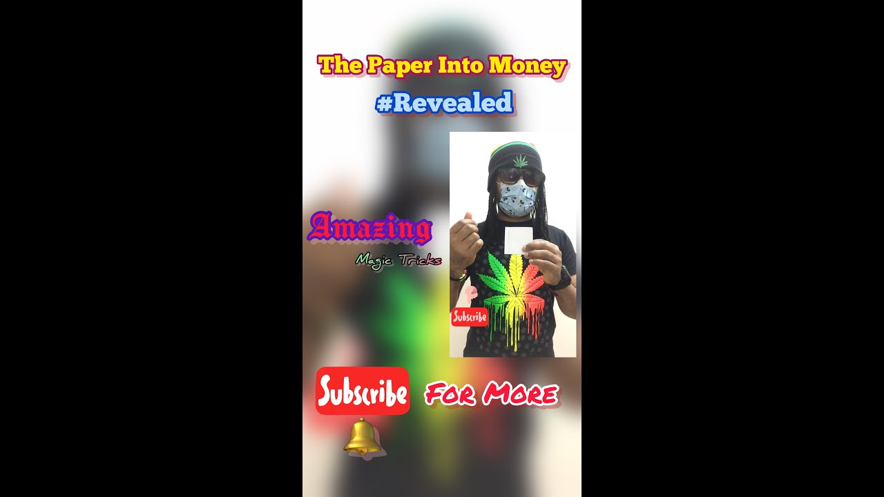 Amazing Paper Into Bank Note Trick - Revealed | Amazing Magic Tricks 