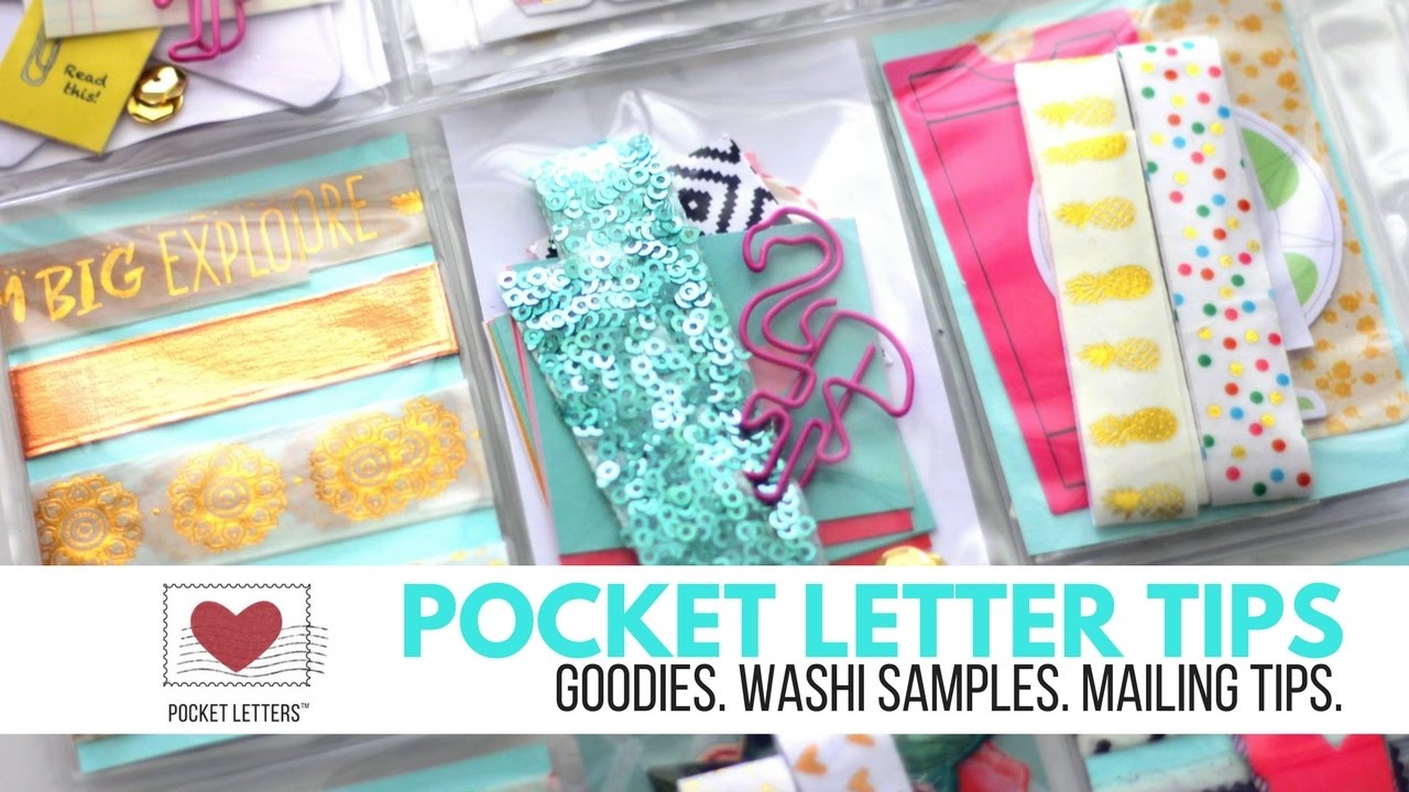 Pocket Letters | Goodies, Mailing Tips, and Winner!