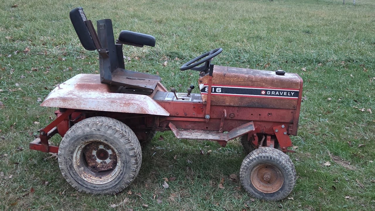 Building a Gravelly 812 out of a Gravely 816/will it start