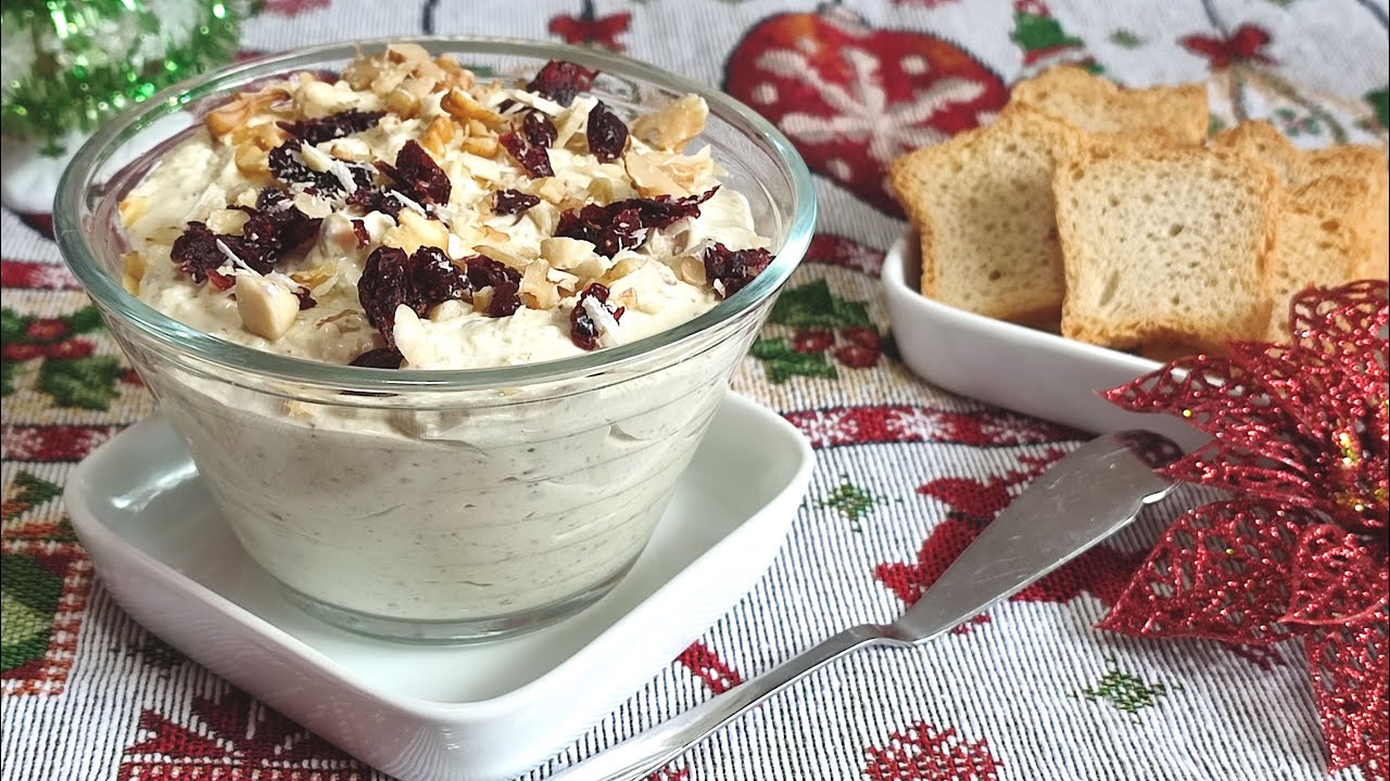 😍💯TODOS TE PEDIRÁN MÁS!✌🏻😋 | CREMA UNTABLE DE QUESO CON FRUTOS SECOS Y ARÁNDANOS | El Dulce Paladar