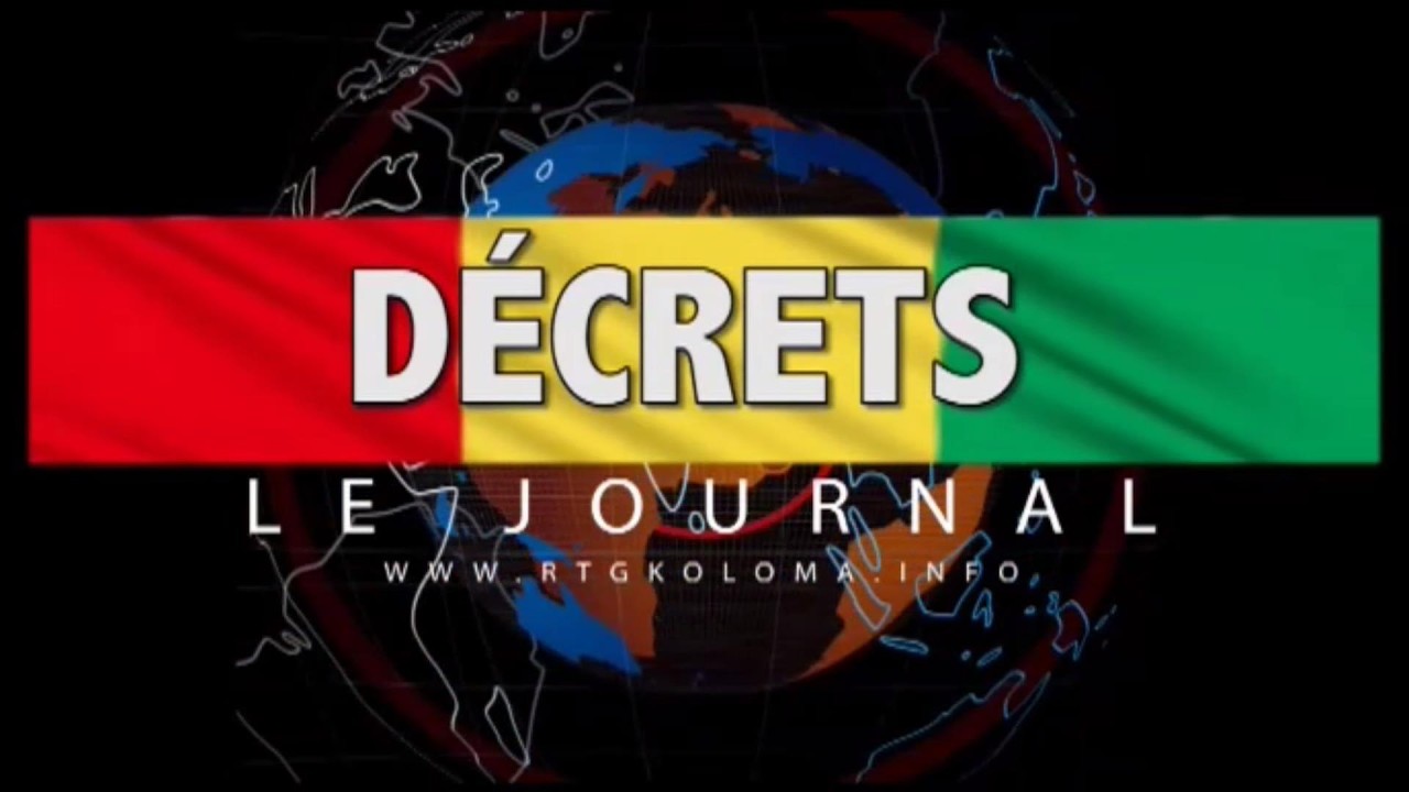 DECRETS DU 12 MARS 2026 ''LES ÉDITIONS DE LA RTG GUINÉE 224