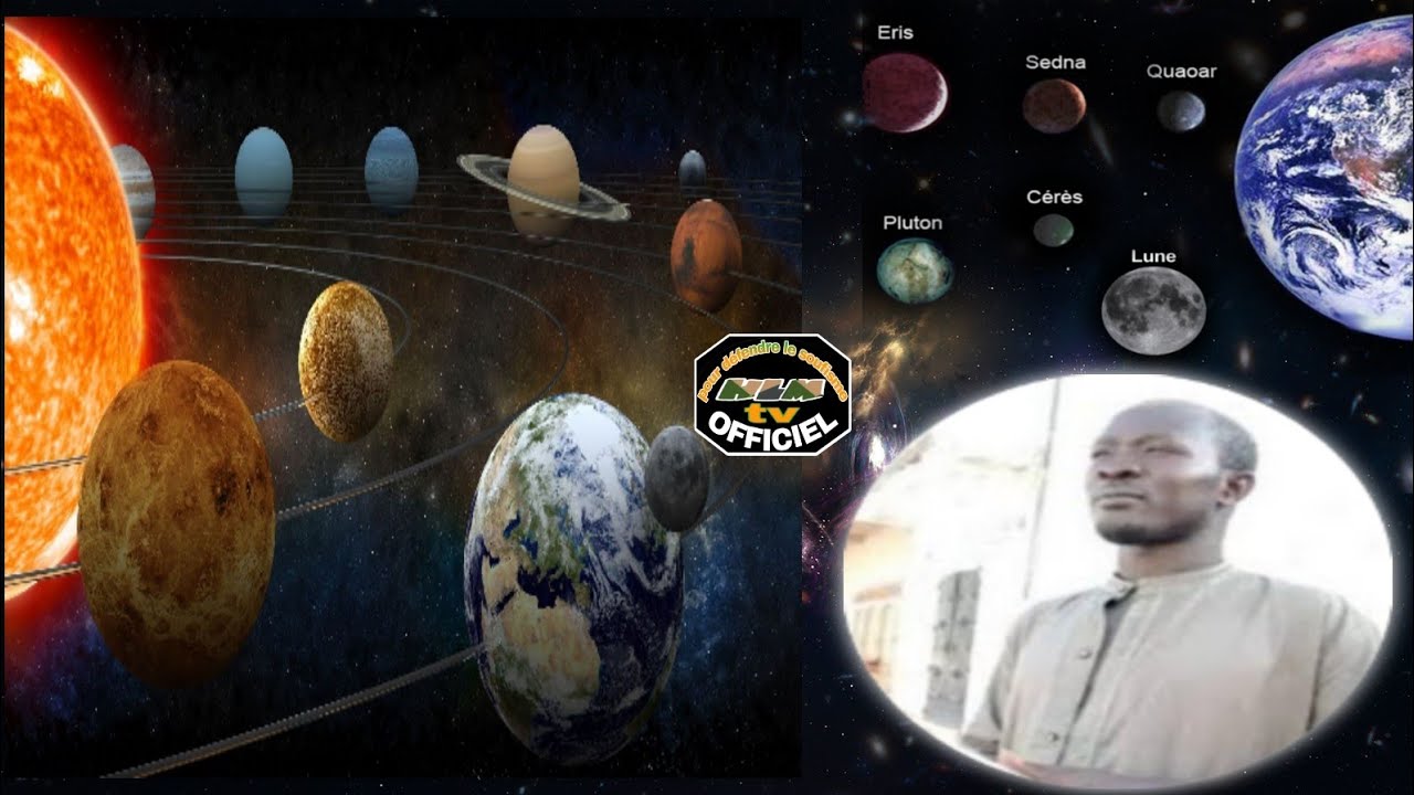 Serigne mor asta Touré Univers galaxie trou noir étoile planète lunes الكون المجرة الثقب الأسود ...