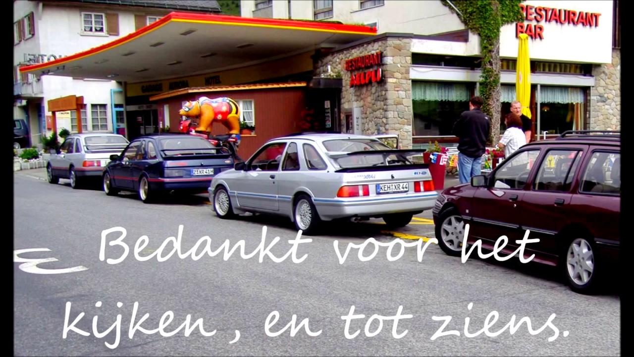 1. Ford Youngtimer Trophy Schweizer Alpen, Ford Sierra Scene.