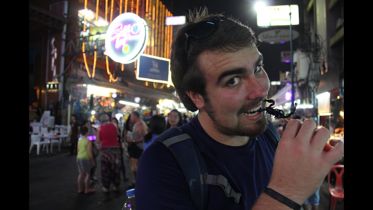Eating a Scorpion! -Bangkok