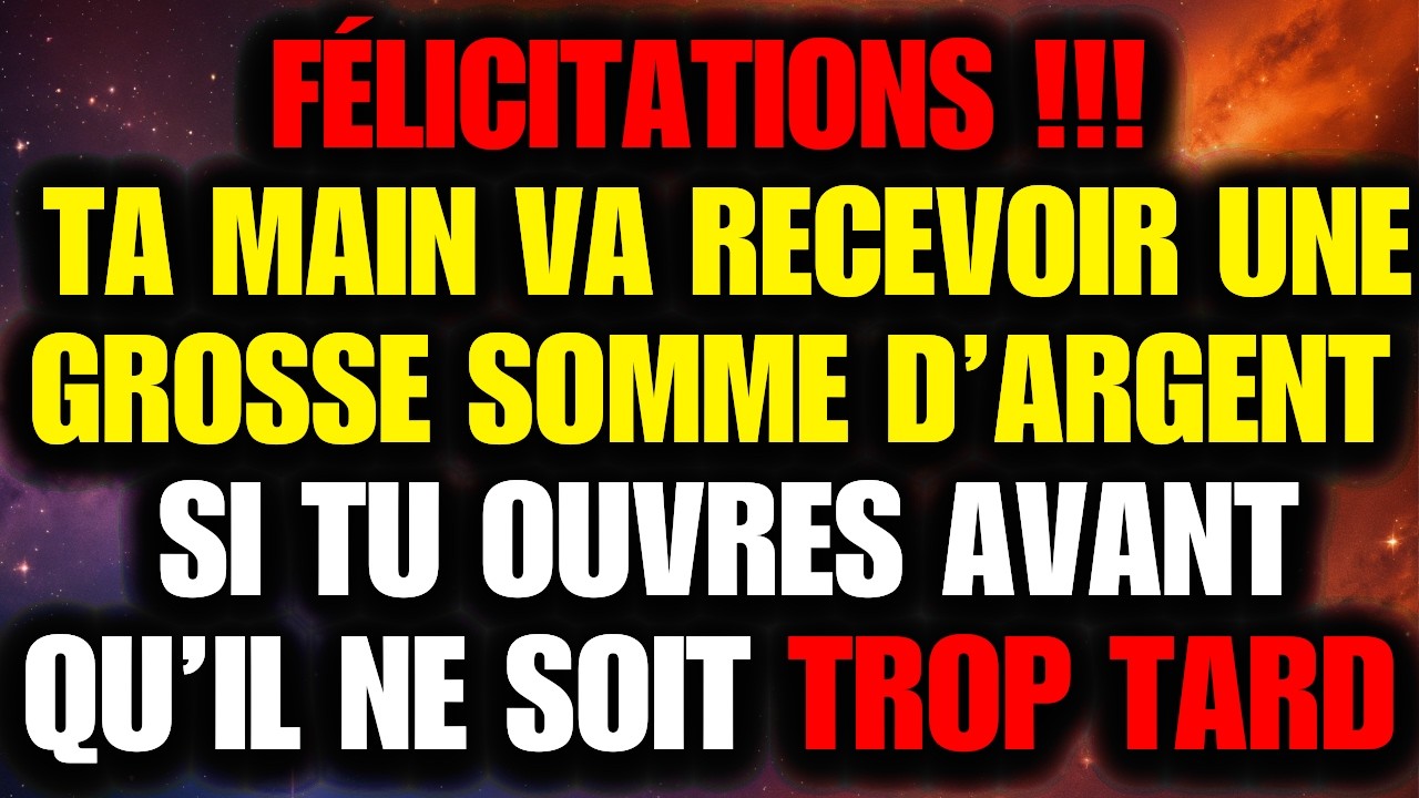 11:11⚠️ Les anges disent: ta main recevra une grosse somme 🌈 | Jésus dit 1111
