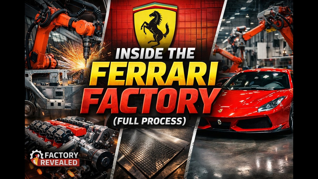 Inside the Ferrari Factory – (Full Process) How Ultra-Luxury Supercars Are Made