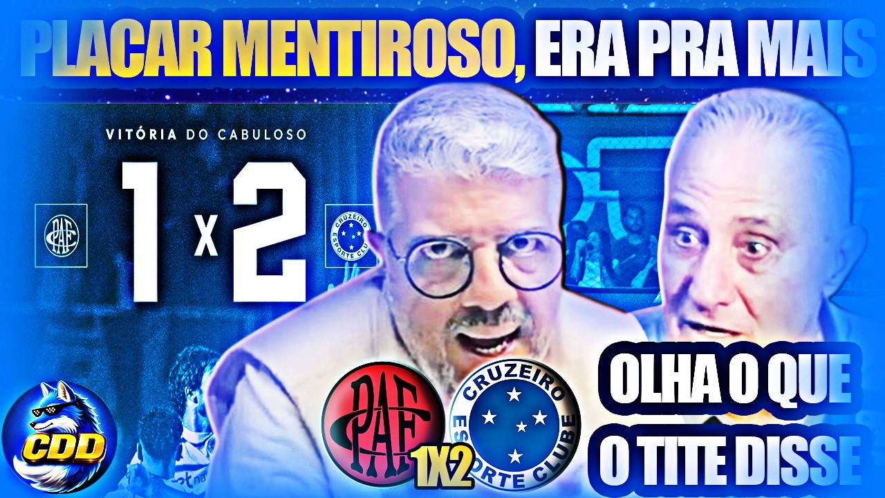 🦊👏 FICOU BARATO PRO POUSÃO! CRUZEIRO FOI MAIS CONSISTENTE E JOGOU MAIS PERSONALIDADE