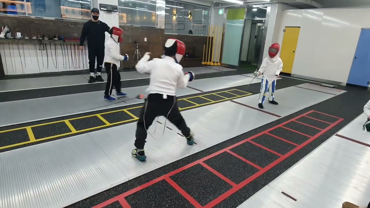 율윤tv 형의 #어린이펜싱대결 #에페 #20220226