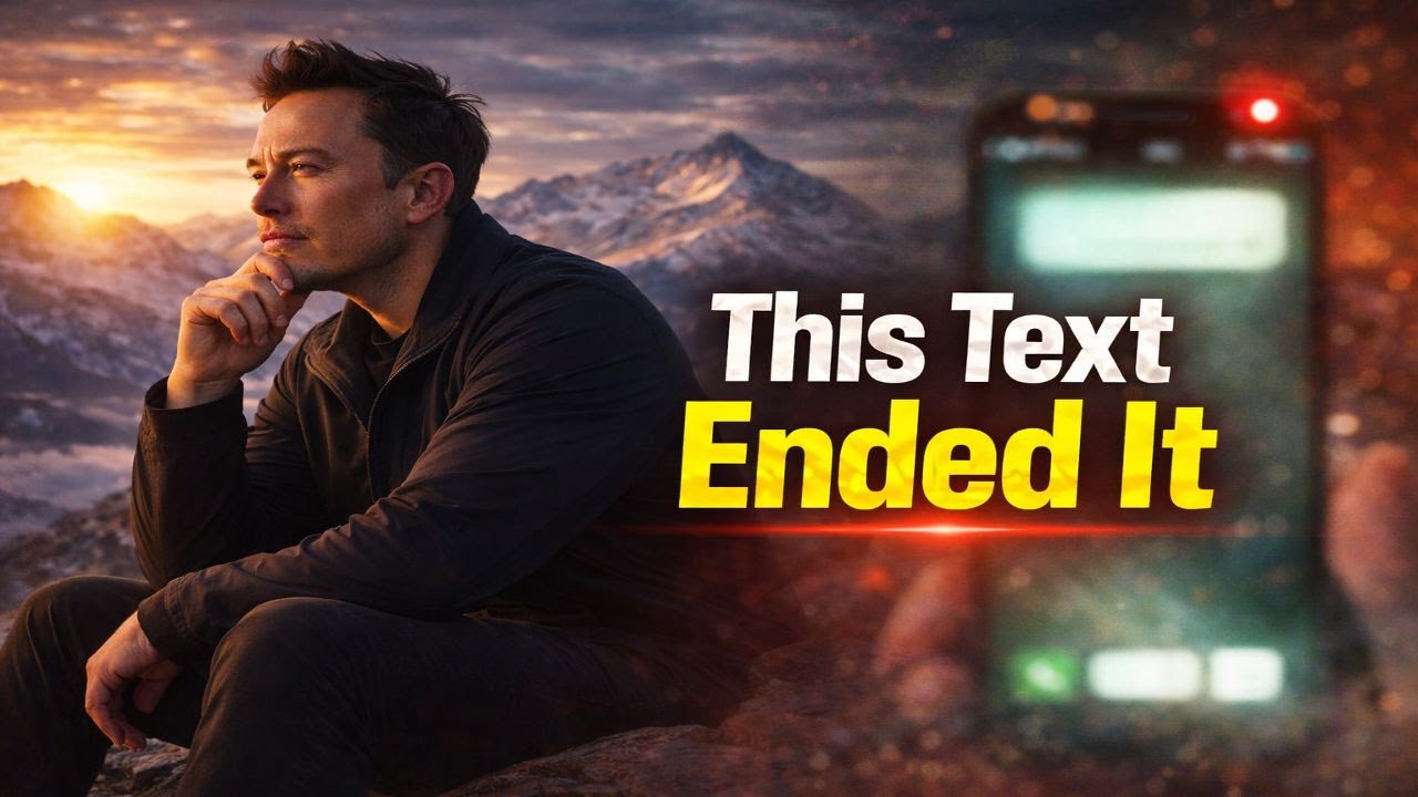 The Text Message That Ended Elon Musk's Marriage