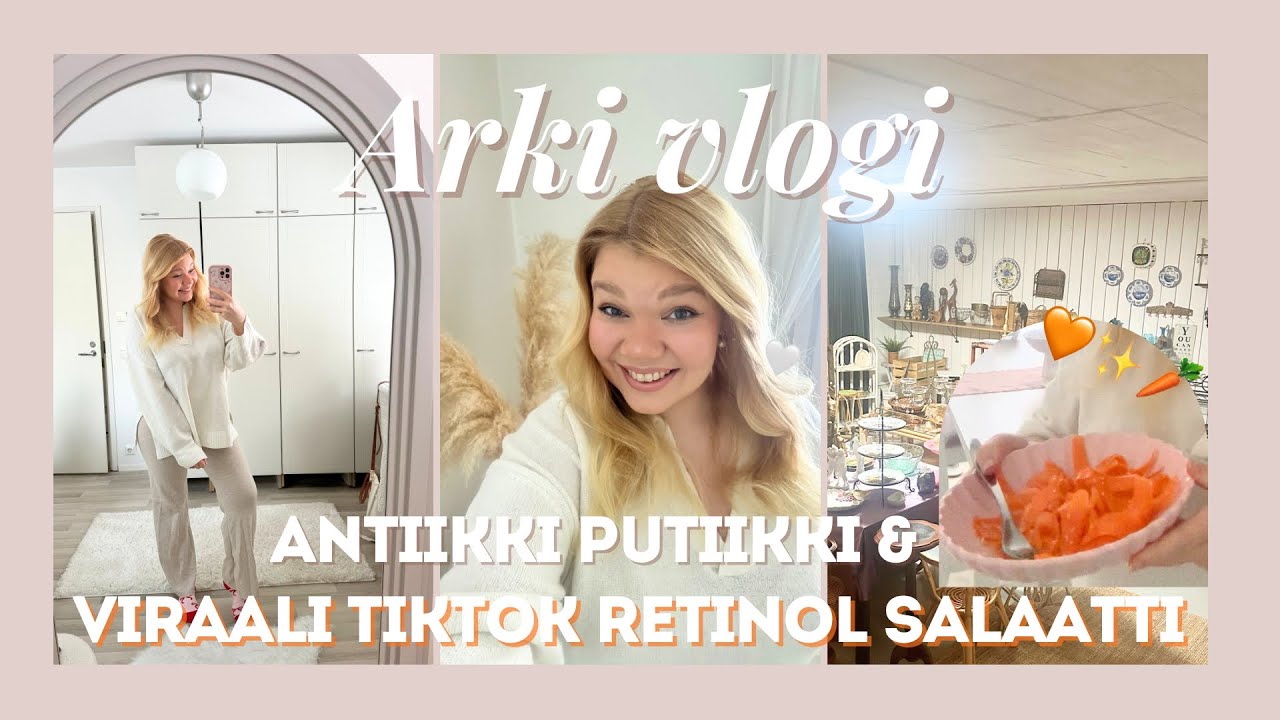 ANTIIKKI PUTIIKKI & VIRAALI TIKTOK RETINOL SALAATTI ✨🌸 | nellarosaliina