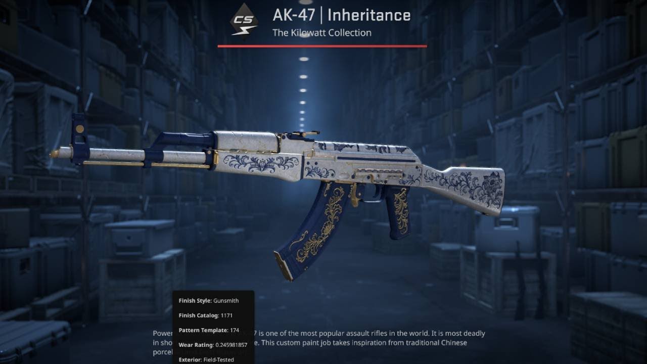 Je pack l'AK Héritage (Best of CS2)