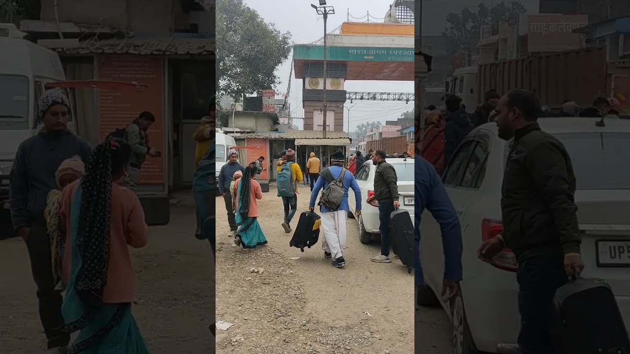 nepal India border #nepal #india #jogbani