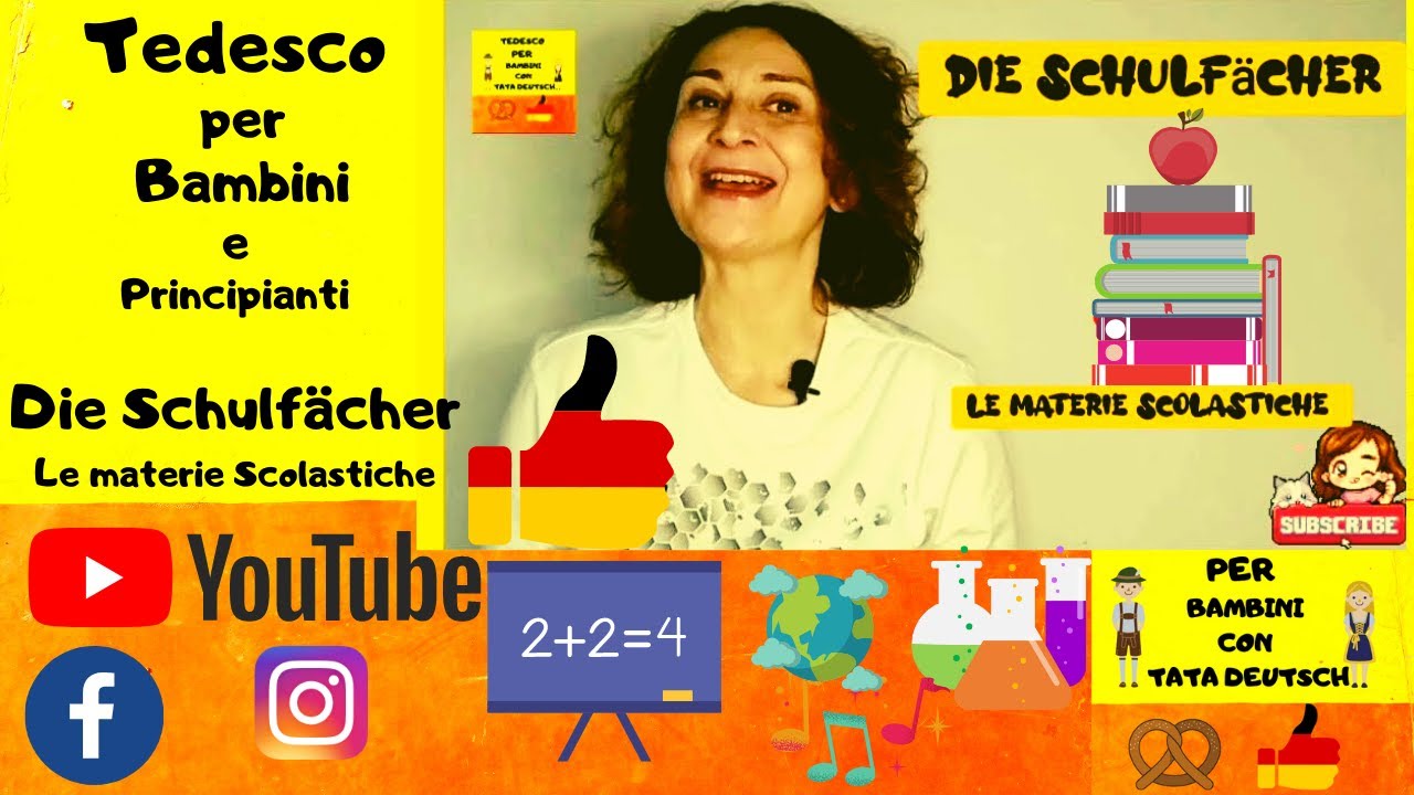 Le Materie Scolastiche Die Schulf&auml;cher