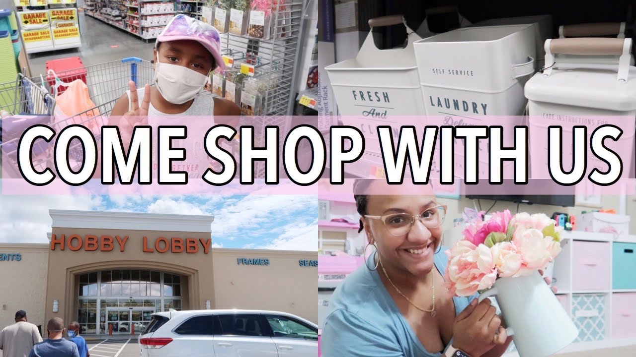 Come Shop With Us | Day In The Life | Shop With Me At Marshalls TJ Maxx And Hobby Lobby