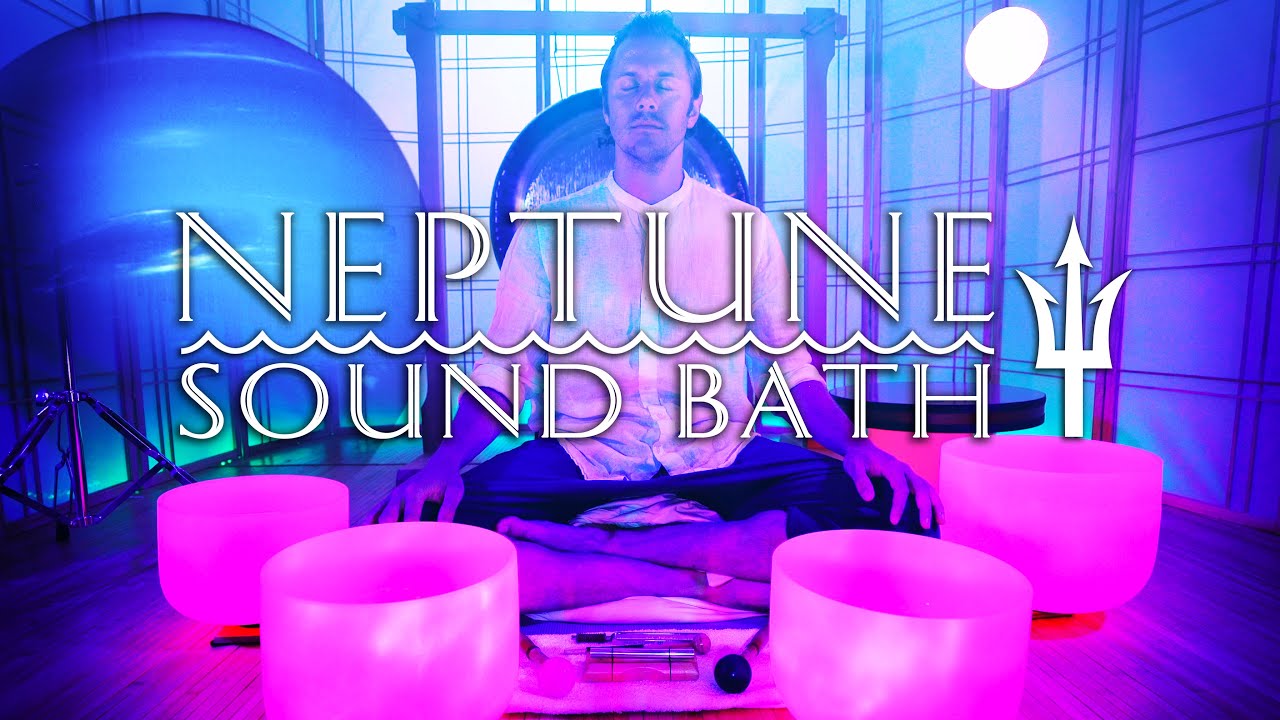 Neptune Sound Bath for Creativity & Intuition | Singing Bowl Meditation Music | Tingles | Pisces