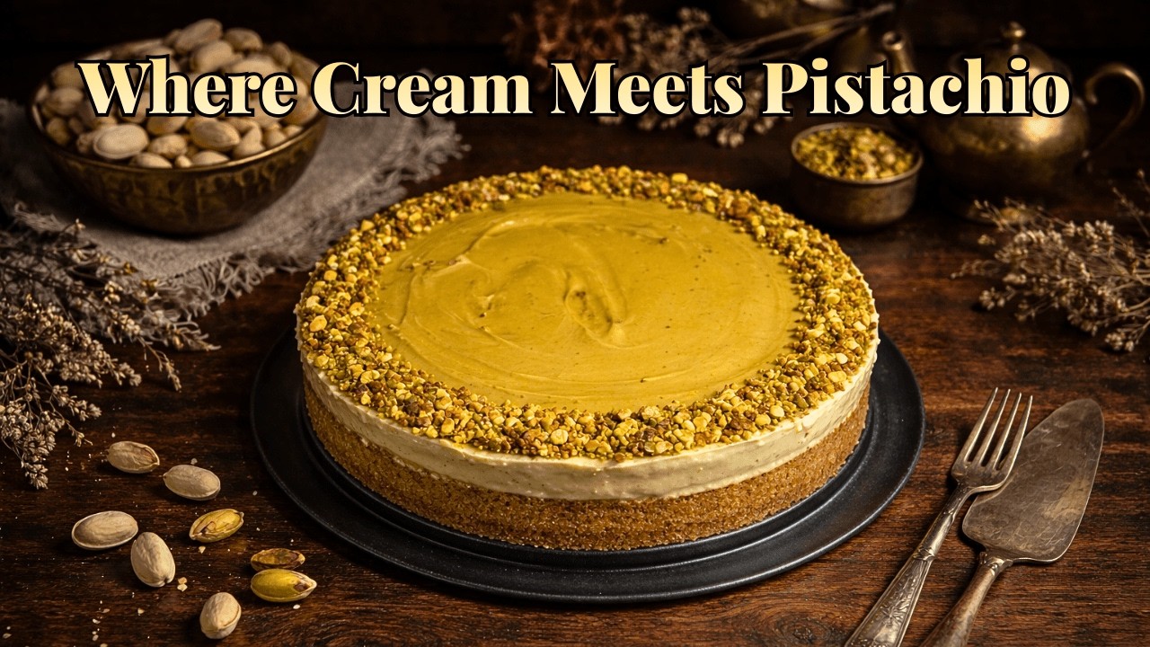The Creamiest Pistachio Dessert — No Oven, No Mixer, Just Bliss