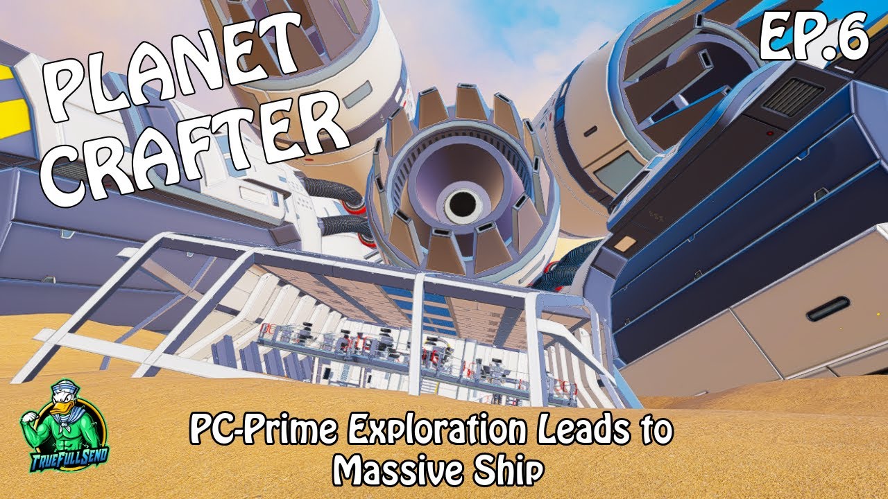 Uncovering a Giant Wreck in the Prime Wasteland - Planet Crafter
