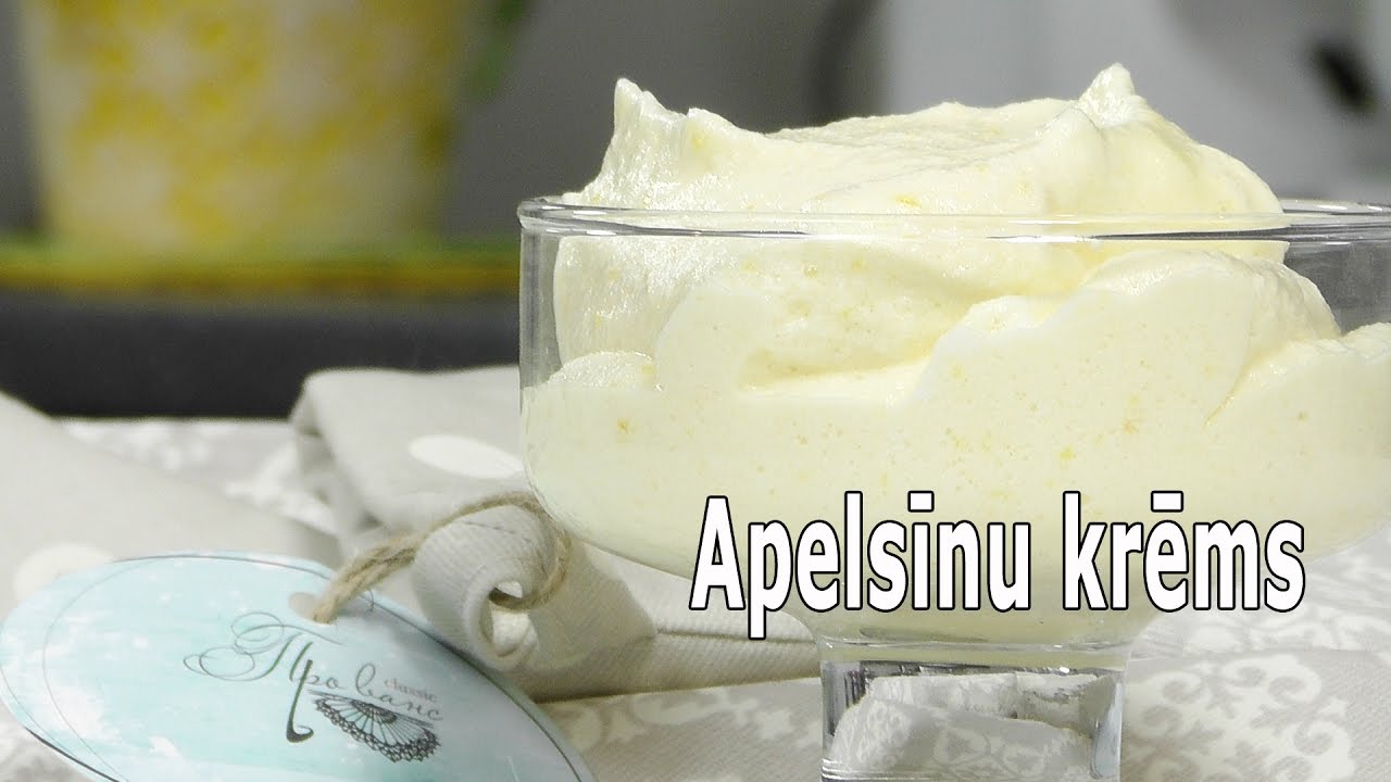 Apelsīnu krēms (krēms,tortēm,eklēriem,kūkām )