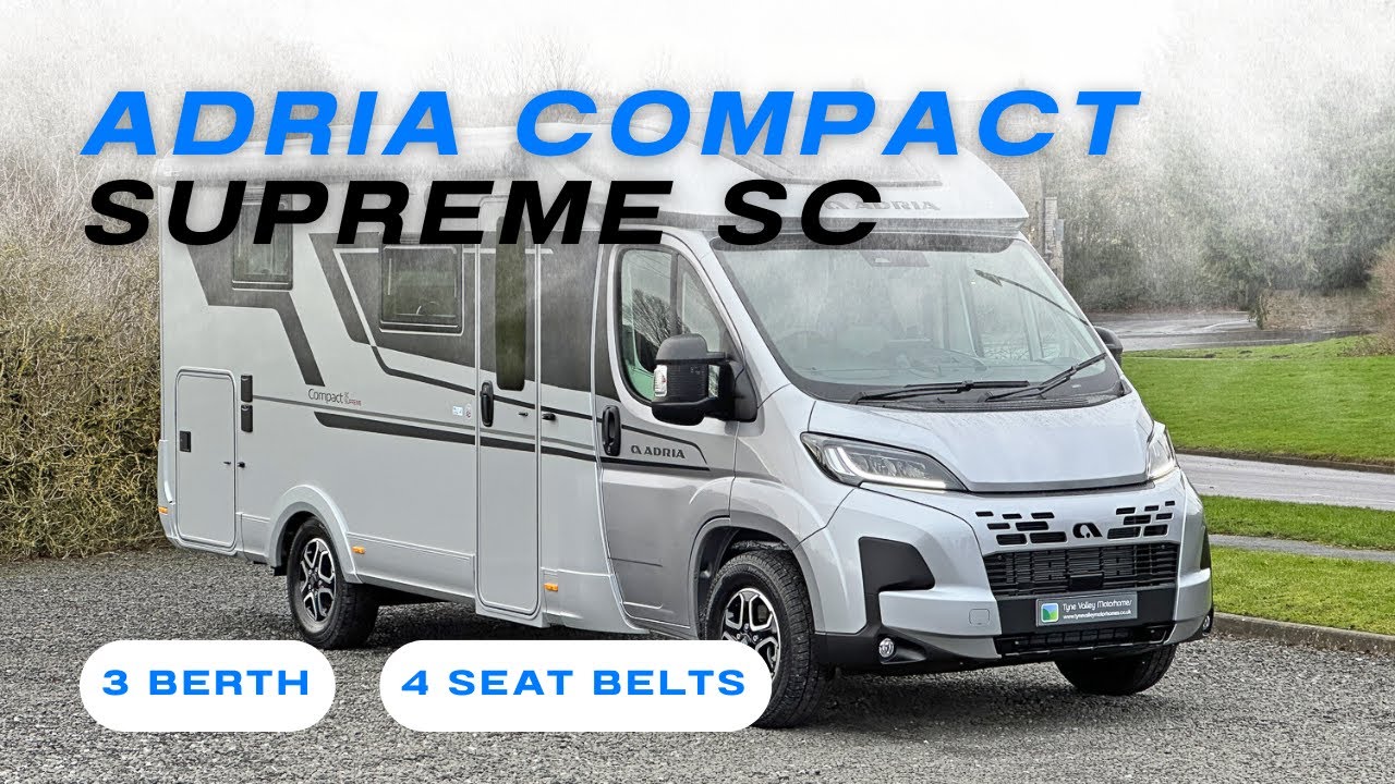 Автодом Adria Compact Supreme SC 2026 года | 3-местный, готов к приключениям