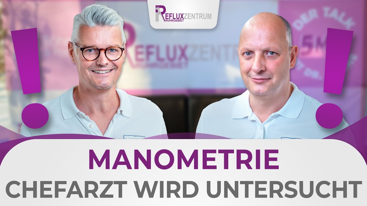 Schluckprobleme? Manometrie / Druckmessung - Chefarzt wird untersucht!