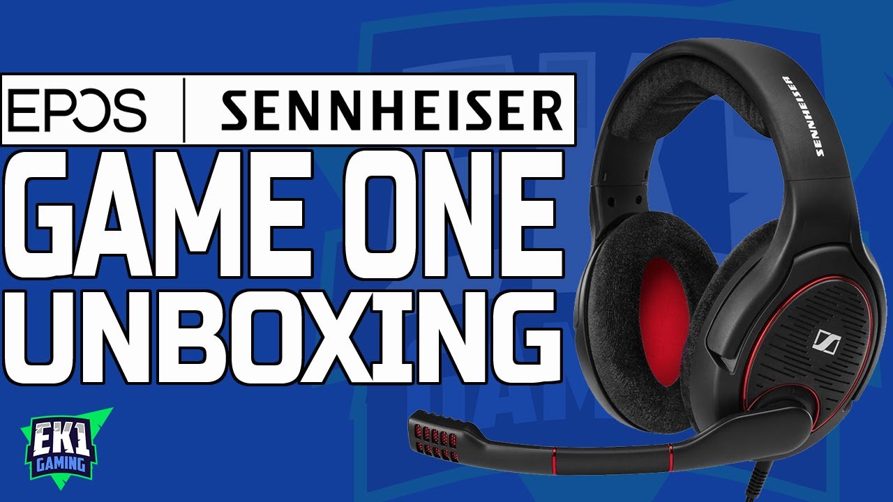 EPOS SENNHEISER GAME ONE HEADSET - UNBOXING