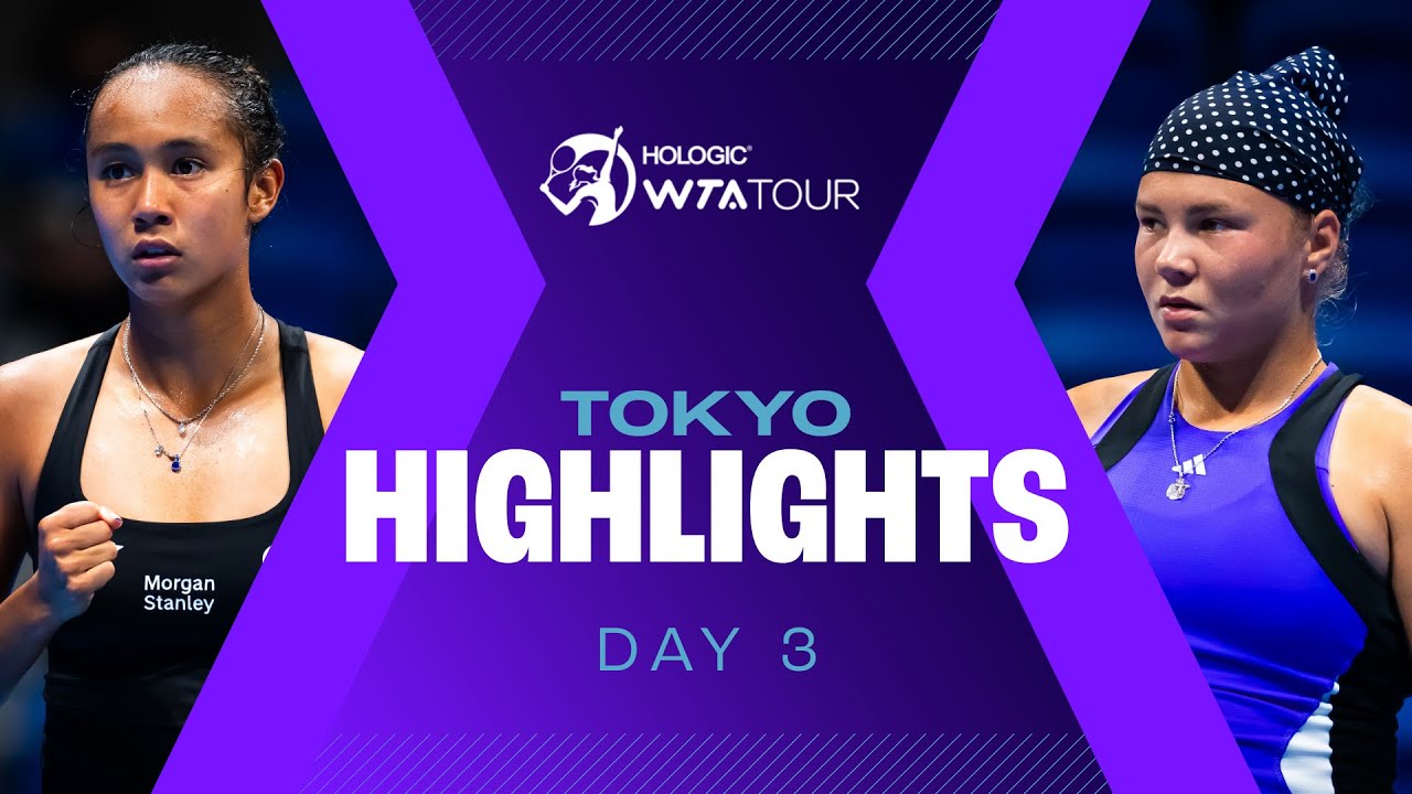 Fernandez, Shnaider & Ishii shine on Day 3 in Tokyo | WTA Match Highlights