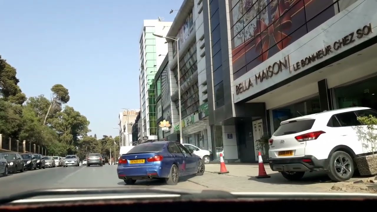 Drive tour  _ Algiers - Cheraga _ Dely Brahim دالي براهيم الجزائر العاصمة