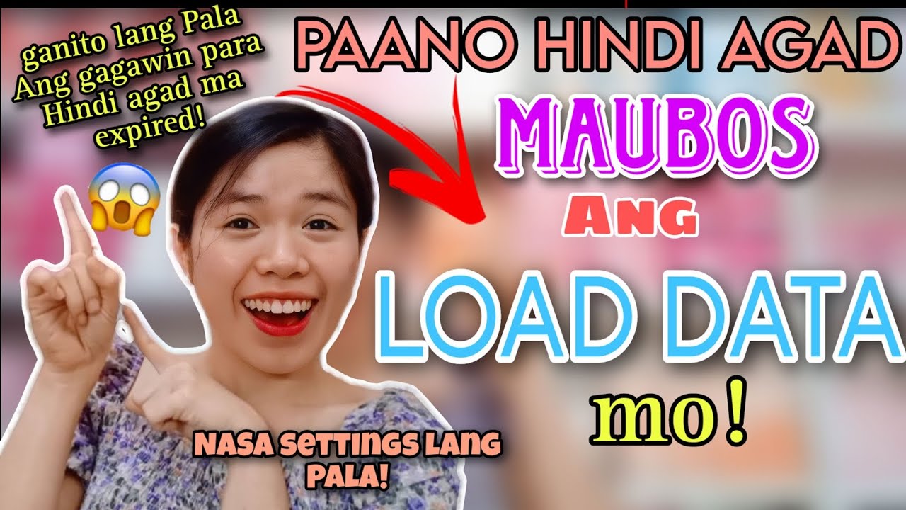 PAANO HINDI AGAD MAUBOS ANG MOBILE INTERNET MO || Tipid tips load para di agad maubos Ang data!
